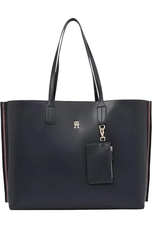 Tommy Hilfiger TH DISTINCT TOTE CORP AW0AW17333 TH DISTINCT TOTE CORP AW0AW17333, Bleu, OS, Bleu (Space Blue Corp), Fourre-tout