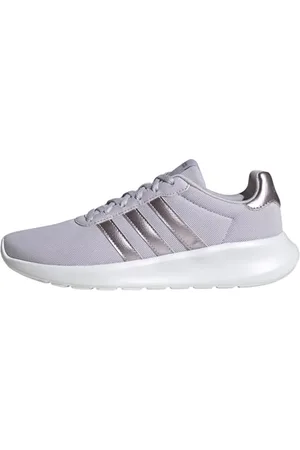 adidas Femme Lite Racer 3.0 Shoes Chaussures de Course, Silver/Cloud White/Silver Violet, 36 2/3 EU