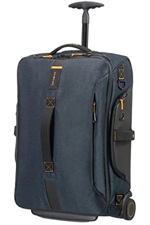 Samsonite Paradiver Light - Duffle with Rollers 55/20 strictcabine, 55 cm, 48,5 L, Bleu (Jean Bleu)