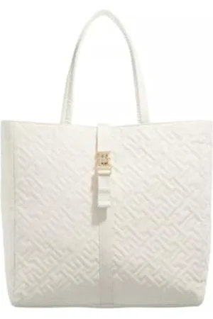 Tommy Hilfiger TH FLOW TOTE AW0AW14495 Femme, Weathered White, Taille unique