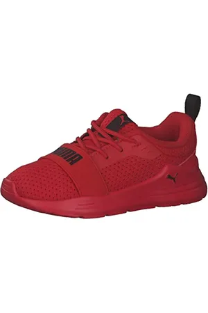 PUMA Mixte Bébé Wired Run Ac Inf Chaussures-lifestyle, High Risk Red Black, 20 EU