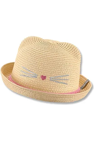 Sterntaler Strohhut 1412183 Chapeau, Sand, 51 Baby Girls