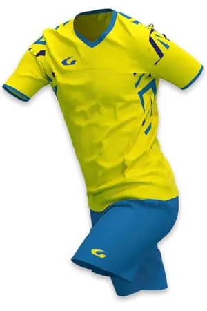 GEMS KIT National - Jaune FLUOBLEU, Jaune Fluo/Bleu Clair, Small