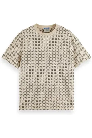 Scotch&Soda Regular Fit Mini All Over Print T-Shirt, , M Homme
