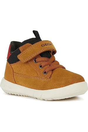 Geox Bébé garçon B HYROO Boy Bottine, Curry/Black, 21 EU