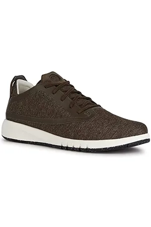 Geox U Aerantis, Sneakers basses Homme, Vert (Dk Military), 39 EU