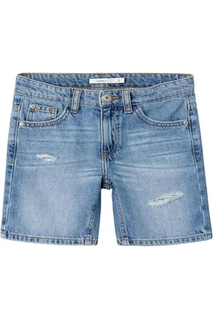 NAME IT Nkmsilas Loose DNM L Short 7998-be Noos Jean, , 128 cm Garçon