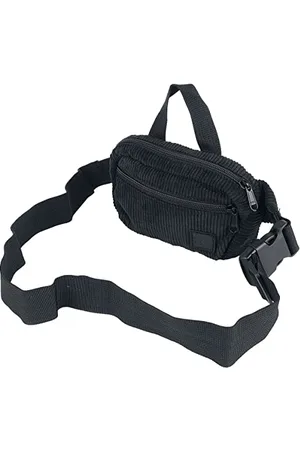 Urban classics Corduroy Hip Bag, Sac Unisexe, Black, One Size