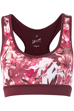 Head Femme Vision Graphic Soutien-Gorge de Sport Rouge foncé Taille XS