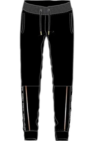 Russell Athletic A01322-IO-099 Cuffed Pant with Side Details Pants Femme Black Taille XS