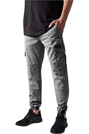 Urban classics Homme De Jogging Cargo En Sergé Délavé Pantalon, , S EU