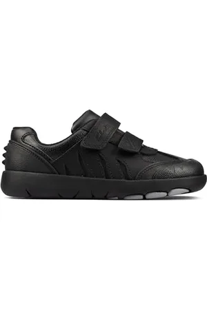 Clarks School Rex Stride Kid, Mixte Enfant, Noir