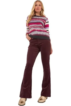 Joe Browns Flared Leg Cord Trousers Pantalons, , 44 Femme