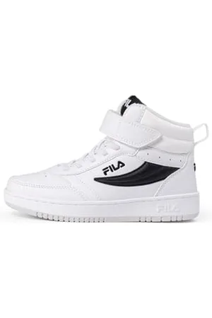 Fila REGA NF Mid Velcro Kids Basket, White-Black, 31 EU