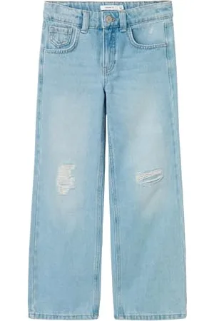 NAME IT Fille Nkfrose Hw Wide 1411-te Noos Jeans, , 164 EU