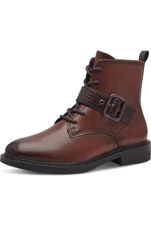 Marco Tozzi Bottines à Lacets pour Femme 2-25101-43 Botte Tendance, , 37 EU