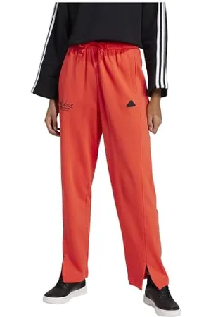 adidas Femme Signature Graphic Embroidery French Terry Straight Leg Pant, , L