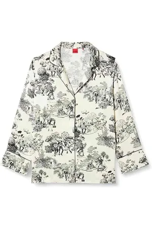 HUGO BOSS BOSS Joujou_Shirt Pyjama Longue durée, , M Femme