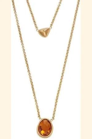 Skagen Collier pour femmes, pendentif en acier inoxydable