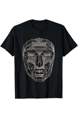 Squid Game Masque géométrique Front Man T-Shirt