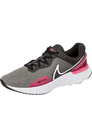 Nike Homme React Miler 3 Sneaker, Medium Ash/White-Hyper Pink-Black, 45.5 EU
