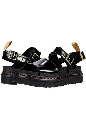 Dr. Martens Femme Voss végétaliens Sandale, Oxford Noir, 43 EU