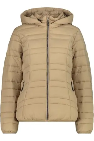 CMP Veste en nylon pour femme avec capuche amovible, Sesamo, 52