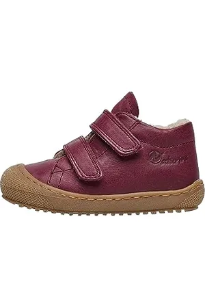 Naturino - Chaussures Premiers Pas Bébé En Daim Pailleté Rose | Taille 21