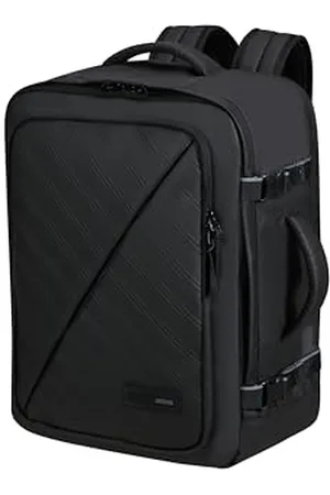 American Tourister Take2Cabin - Sac de cabine Ryanair 25 x 20 x 40 cm, 24 L, 0,50 kg, bagages à main, sous-coque en avion, édition noire (édition noire)