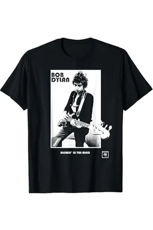 Bob Dylan T-Shirt Officiellement Licencié Photo de Basse en , Unisex Adulte, Small, Manche Courte, Coupe Classique, Léger, Uni, À Enfiler, 1 Count, 0 Poches, Étirable, Adulte, Fans de