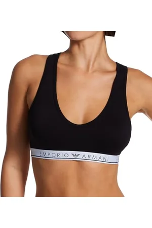 Emporio Armani Bralette Iconic Logo Band Bra, , XL Femme