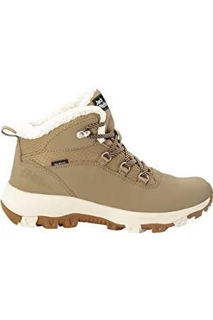 Jack Wolfskin Femme EVERQUEST TEXAPORE MID W Chaussure de Trail, Clay / Beige, 40.5 EU