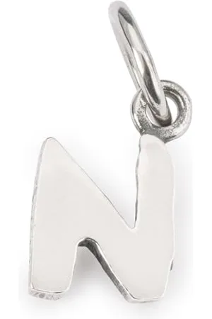 Trollbeads TAGBE-20296 Pendentif lettre pour bracelet, chaîne, porte-clés, idée cadeau, argent sterling, TAGBE-20270, taille unique, Argent sterling, Pas de gemme