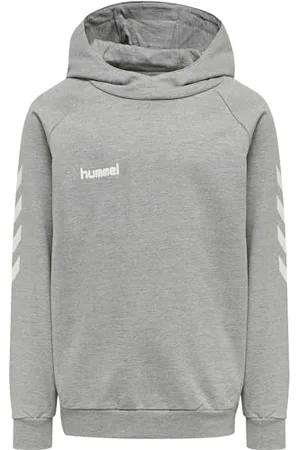 Hummel Mixte enfant Hmlgo Kids Cotton À Capuche Sweat , Gris, 152 EU