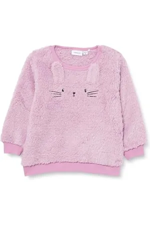 NAME IT Nbfsasie Ls Teddy Sweater, , 2 Mois Bébé Fille