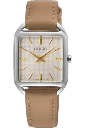 Seiko Femmes Analogique Quartz Montre avec Bracelet en Cuir SWR089P1