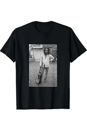 Bob Marley X David Burnett Guitare Photo T-Shirt