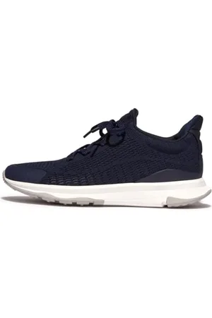 FitFlop Femme Vitamin Ffx Knit Baskets de Sport, Bleu Marine, 36 EU