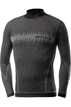 BIOTEX Bioflex Warm 3D T-Shirt pour Homme, 04 Noir, I (XS-S)