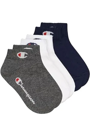 Champion Core 3PP Quarter Protège-Bas & Socquettes, , 39-42 (Lot de 3) Mixte