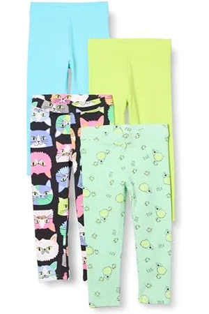 Amazon Disney | Marvel | Star Wars | Frozen | Princess Legging Fille, Lot de 4, , 6-7 ans