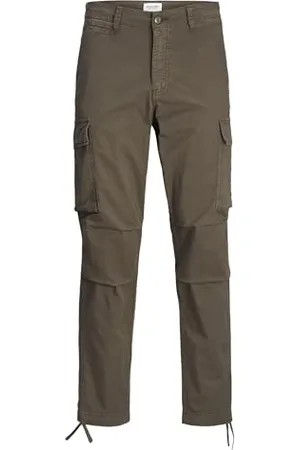 JACK & JONES Jpstace Jjtucker Cargo AMA Noos Pantalon, Beige foncé, 33W x 32L Homme