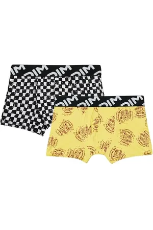 Dim Boxer Garçon Micro Recyclé x2, Peperoni Damier, 12 ans
