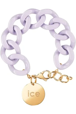 ICE Jewellery - Chain Bracelet - Lavender - Bracelet Mailles XL de Couleur pour Femmes Fermé d