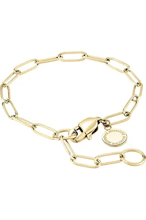 Cool Time Kids CTJ-0103-B-17 Bracelet pour enfant en acier inoxydable, doré