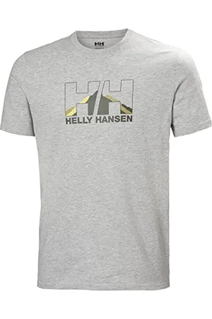 Helly Hansen Nord Graphic T-Shirt, 950 Grey Melange, M