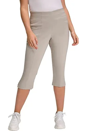 Ulla Popken Bengalin-Capri Pantalons, , 40W / 32L Femme