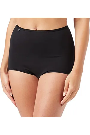 Sloggi 24/7 Cotton Maxi, Bikini Femme, (BLACK), 42