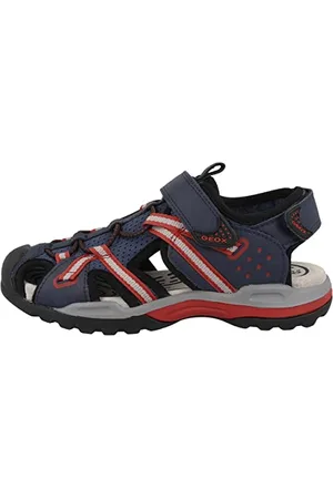 Geox Garçon J Borealis Boy Sandal, Avio Red, 25 EU