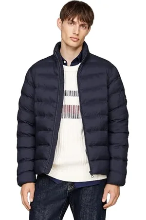 Tommy Hilfiger Men MID WEIGHT STAND COLLAR JACKET MW0MW37259 Blue (Desert Sky) M